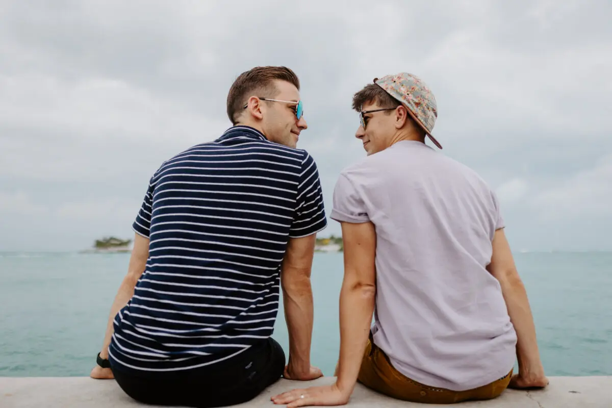 Michael and Matt in Key West, Florida.