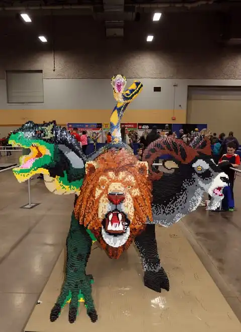 Life-sized models made from Legos are a hit at Brick Fest Live featuring life-sized models made from Legos, hands-on activities, and a meet-and-greet with Manny from the 