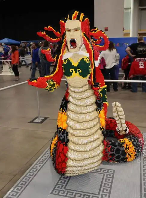 Life-sized models made from Legos are a hit at Brick Fest Live featuring life-sized models made from Legos, hands-on activities, and a meet-and-greet with Manny from the 