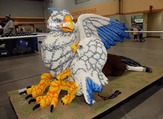 Life-sized models made from Legos are a hit at Brick Fest Live featuring life-sized models made from Legos, hands-on activities, and a meet-and-greet with Manny from the 