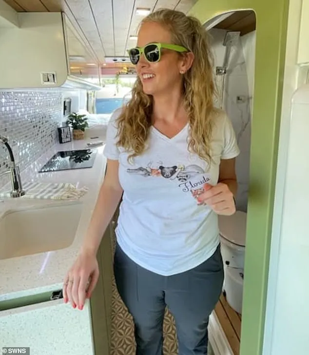 Caitlin Pyle, 36, from Orlando, Florida, has revealed why ditching the lavish life and trading her mansion for a van was the ‘best decision’ she has ever made