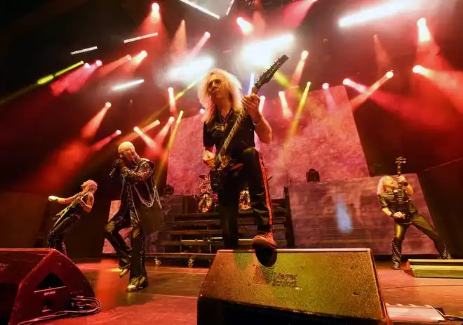 Heavy metal band Judas Priest has sold more than 50 million copies of their albums to date. The band is set to perform May 3, 2019, in Florida.