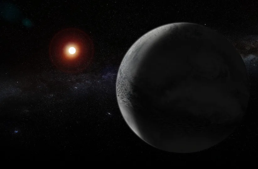 Exoplanet K2-18b. (credit: Wikimedia Commons)