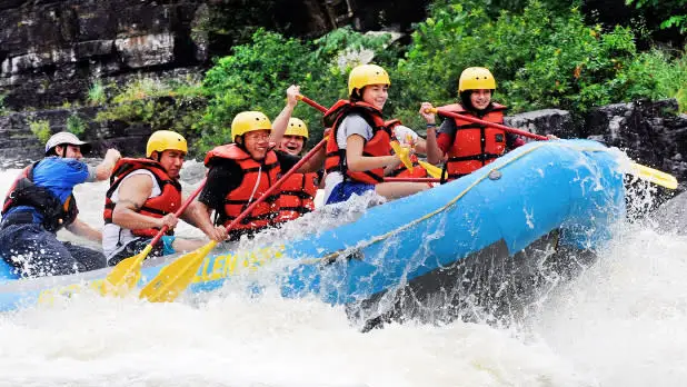 Rafting on the Black River in the Thousand Island w Whitewater Challenger