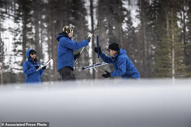 California Department of Water resources officials said Thursday that the Sierra Nevada snowpack stood at 80 percent of average to date but only 70 percent of the typical April 1 peak