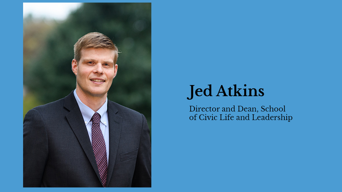 Jed Atkins Appointed as the New Director and Dean of Carolina’s School of Civic Life and Leadership