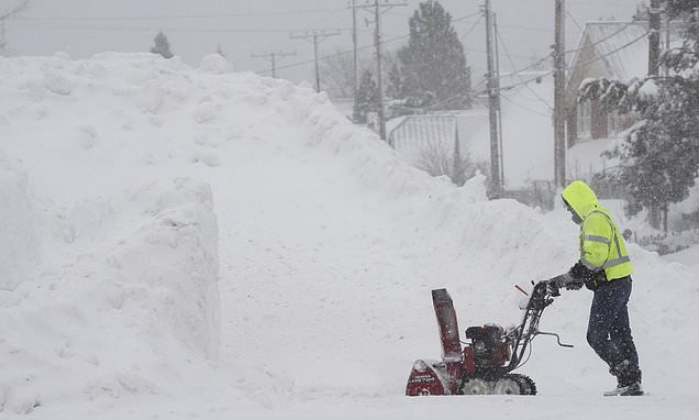 Forecast for More Snow in California as State Braces for Snowstorm and 190mph Winds