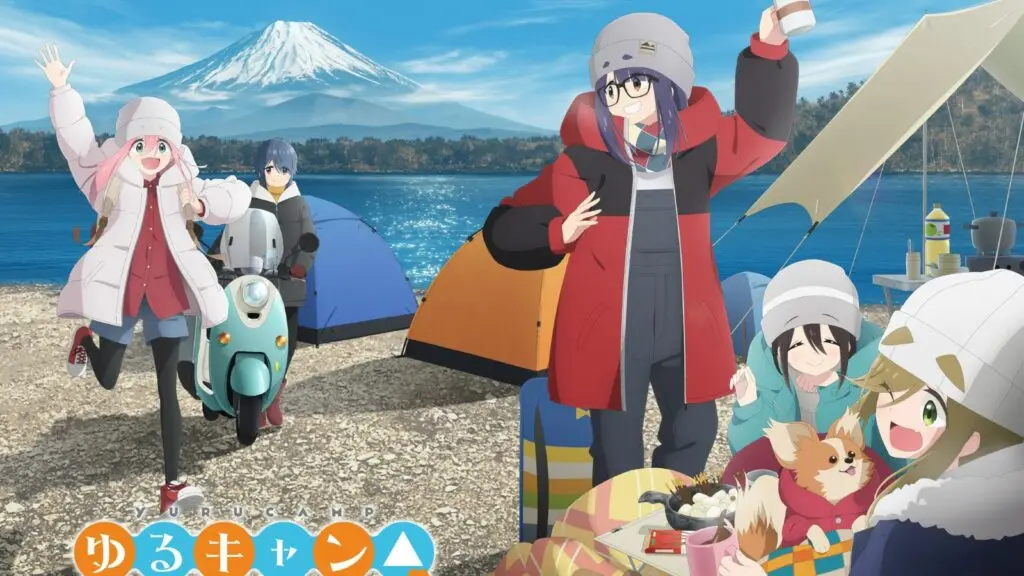 Slice of life anime Laid Back Camp Season 3