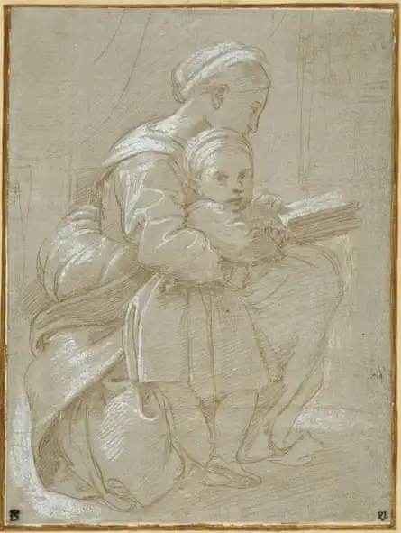 Keen observation … Raphael’s metalpoint drawing, 1512 or 13