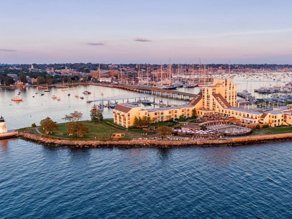 The Newport Harbor Island Resort on Newport’s Goat Island