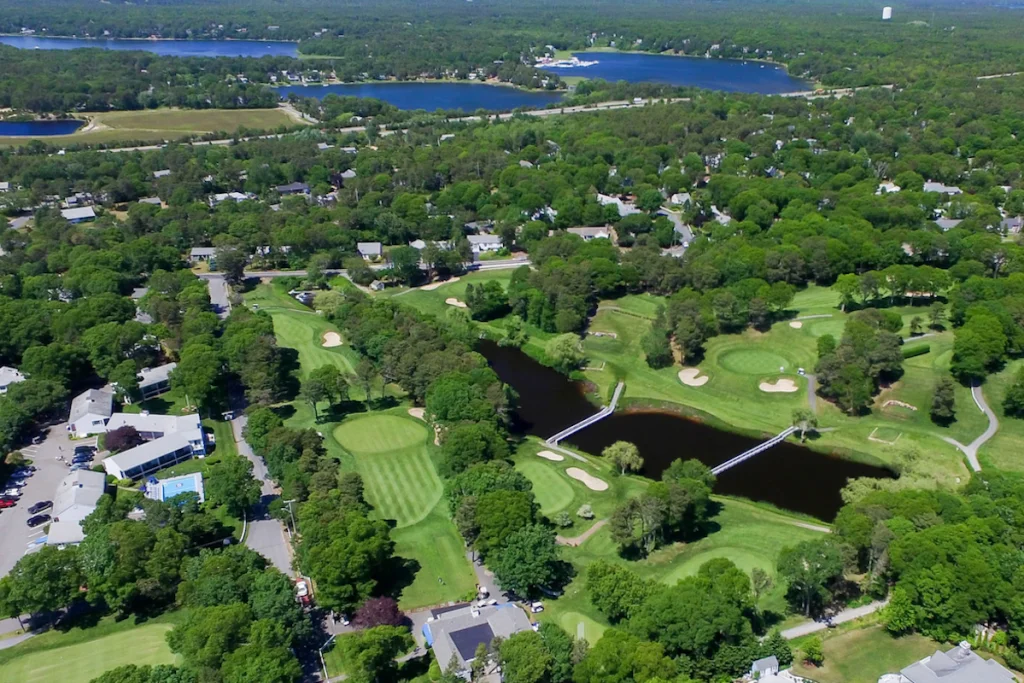 The golf course at Blue Rock Resort on Cape Cod