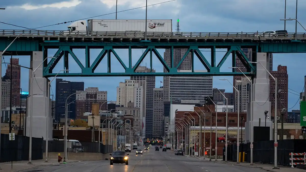 Detroit, Michigan, city skyline