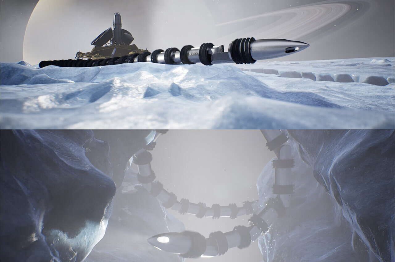 Innovative Serpentine Robot to Probe Life on Saturn’s Moon Enceladus