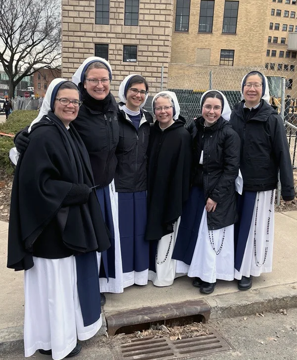 Sisters of Life from Stamford March for Life 2024 Hartford