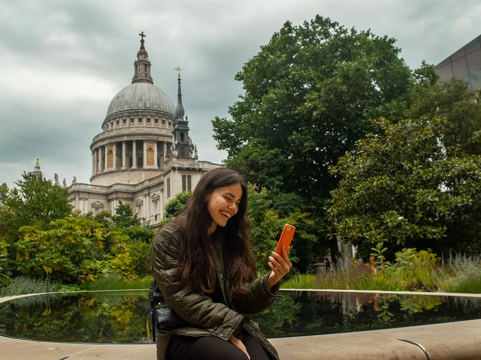 Lena telling her mum she was offered a job. London, June 2022.