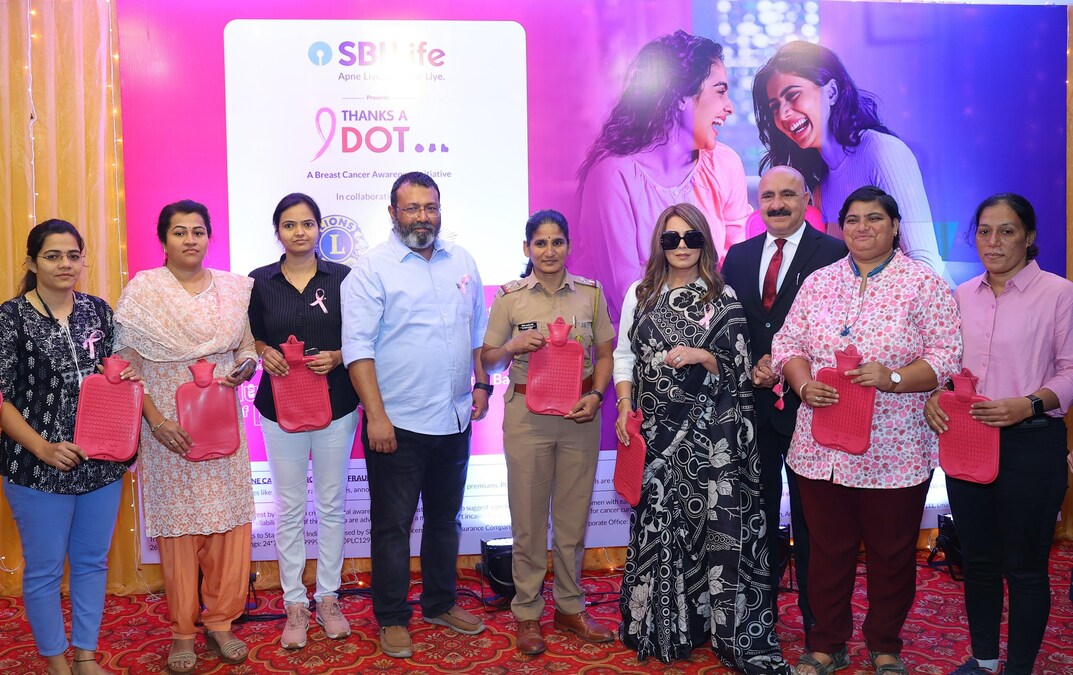 SBI Life Unveils ‘Thanks-A-Dot’ Initiative for Mumbai Police Women, Boosting Breast Cancer Awareness