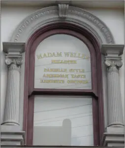 Window at Universal Studios Japan bears name of UNCG alumna Karen Weller.