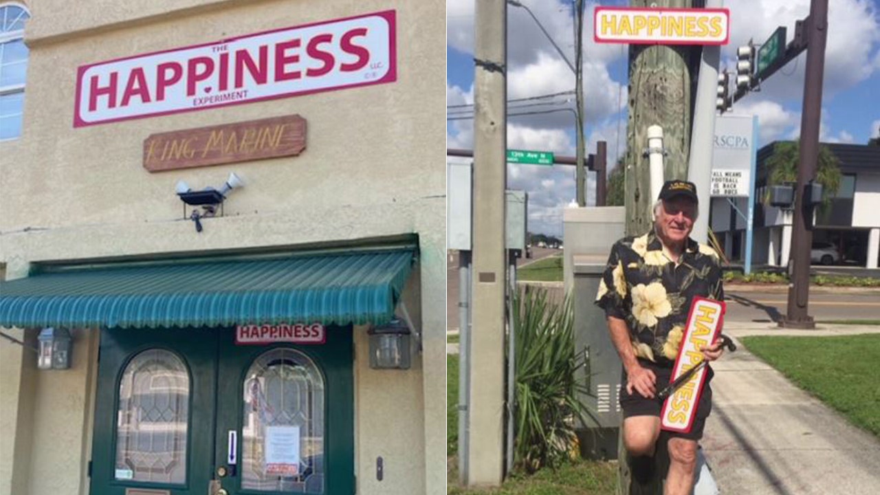 St. Petersburg Father Commemorates Son with a Trail of ‘Happiness Signs’ After Heartbreaking Loss
