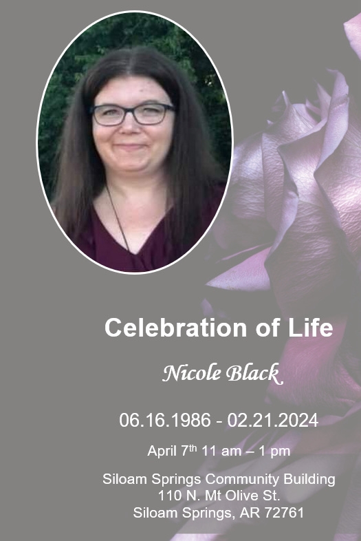 Remembering Nicole Black: Commemorative Event on April 7th