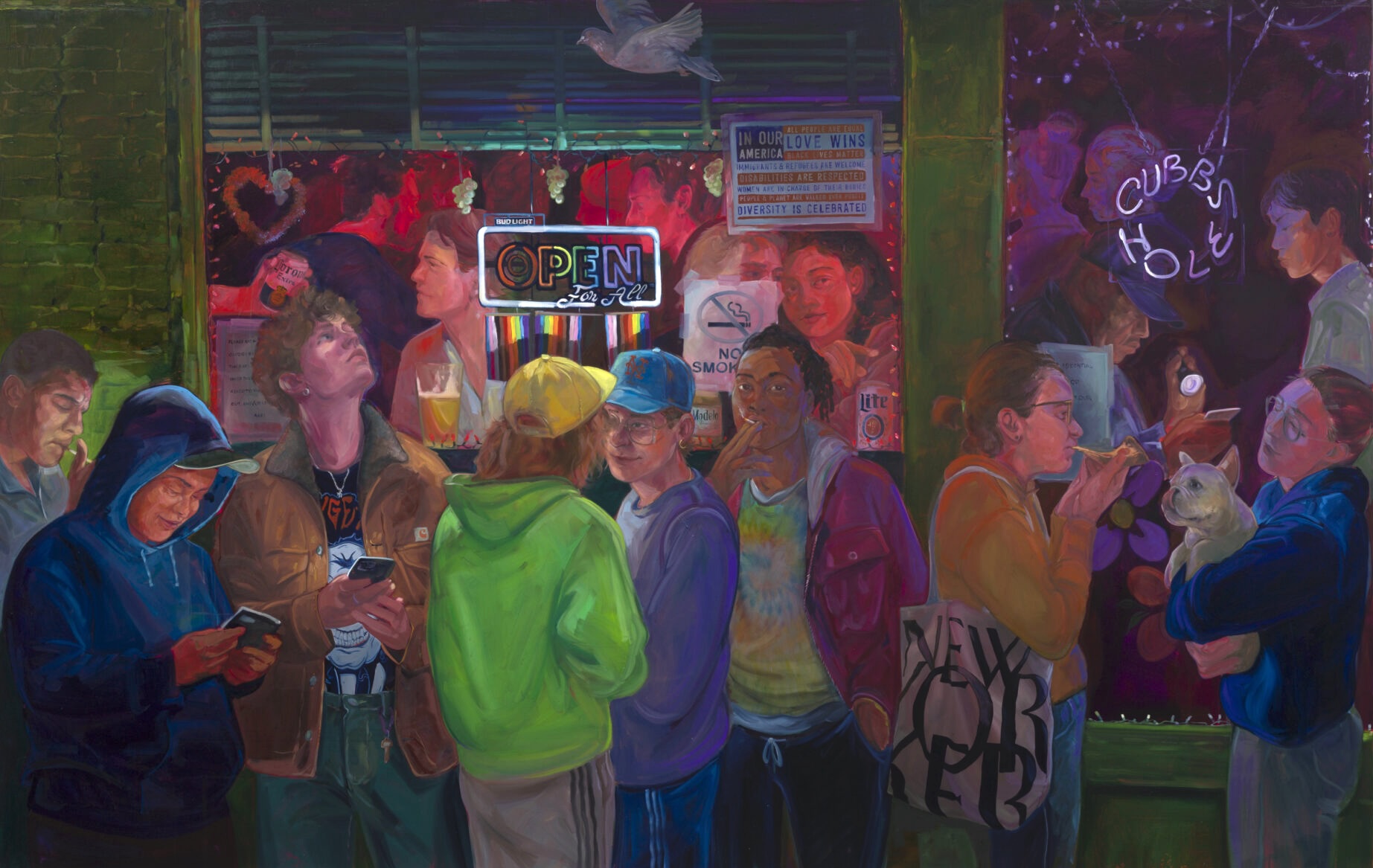 Rebecca Ness’s Oversized Paintings: Where Life’s Inside Jokes Bubble