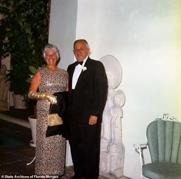 Agnes Carvel is pictured at the Everglades Club at a gala for St Mary’s hospital in March 1969