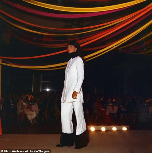 Mrs. Eric Javits in fashion show at the Everglades Club for the St. Mary’s Hospital ball