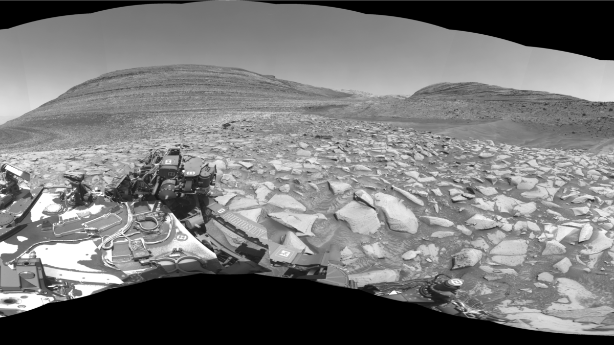 Exploring a Fresh Region on Mars for Traces of Water and Life