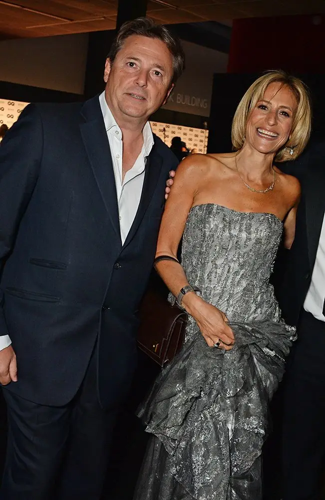 Emily Maitlis with her husband Mark Gwynne