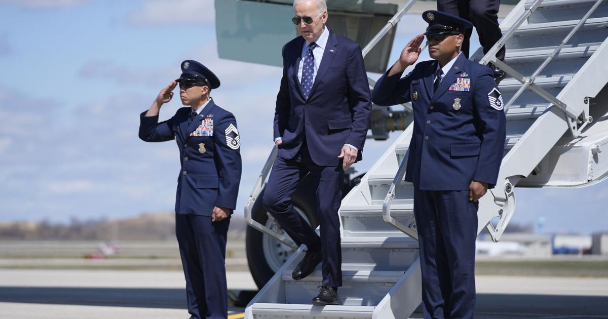 Biden rallies younger voters in Wisconsin, promoting ‘life-changing’ student loan relief