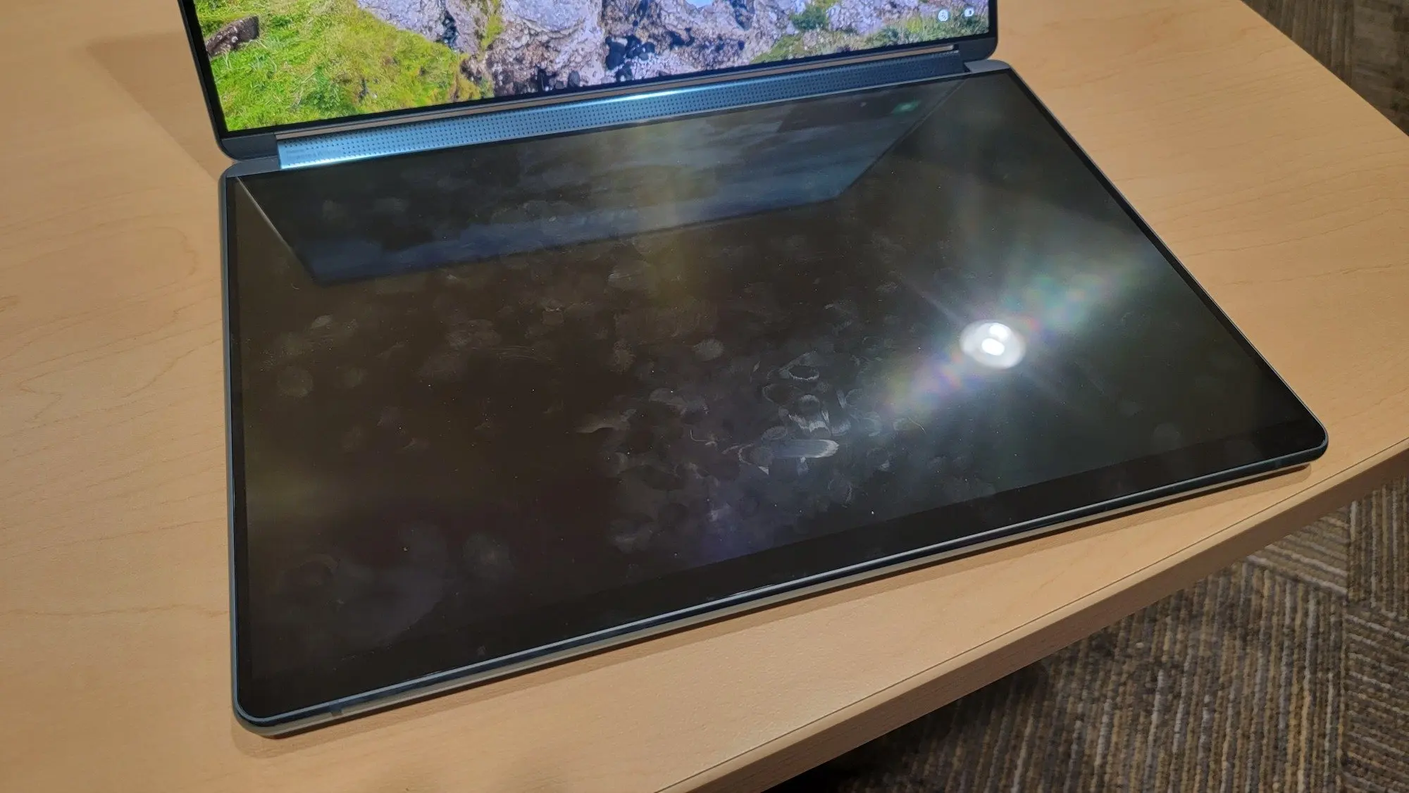 Smudges on Yoga Book 9i screen