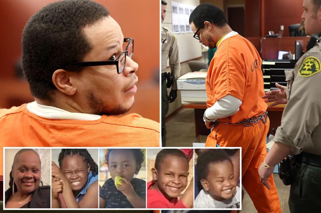 California father who murdered his four children, mother-in-law looks…
