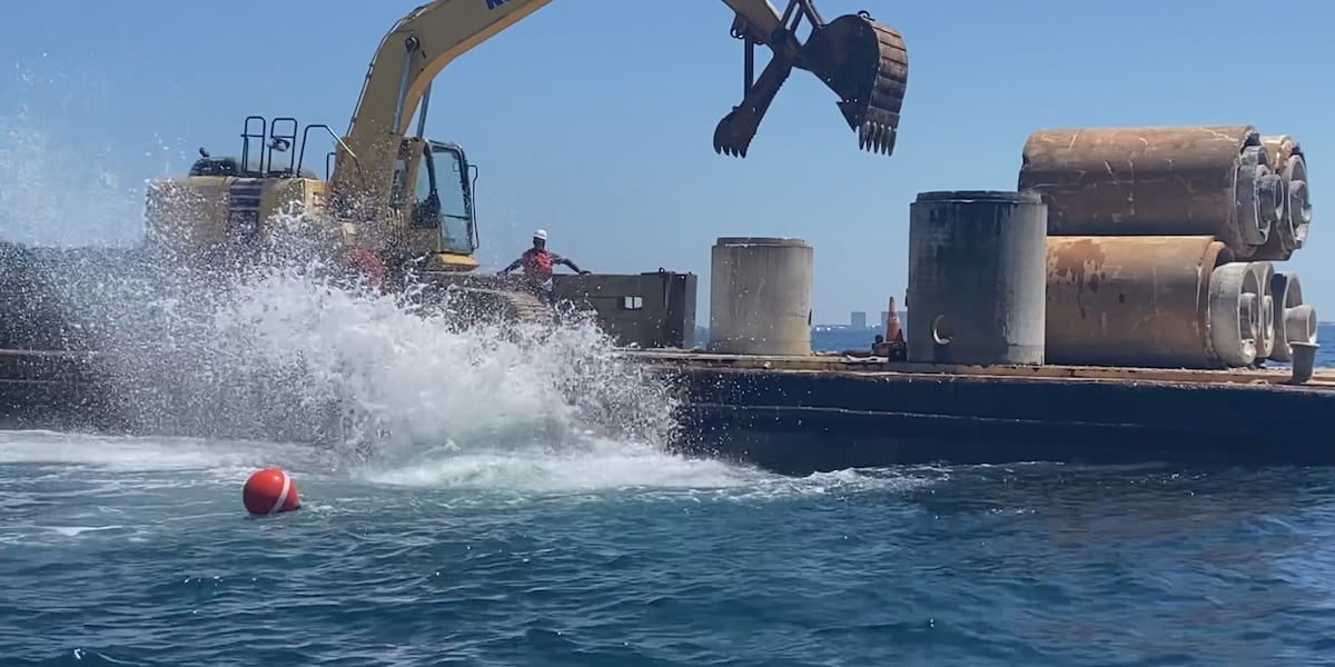 Bay County is helping marine life one artificial reef at a time