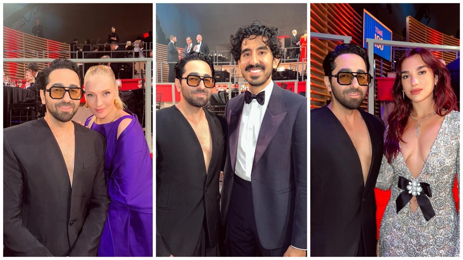 Ayushmann Khurrana lives the Orry life; poses for pics with Dua Lipa, Dev Patel, Uma Thurman at Time Gala. Pics