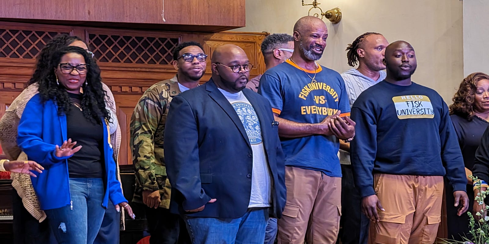 Hugs, tears, prayers and Whitney Houston: Fisk honors Mandisa Hundley