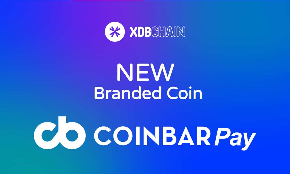 CoinbarPay Introduces its Branded Cryptocurrency on XDB CHAIN, Revolutionizing Web3 Retail Adoption