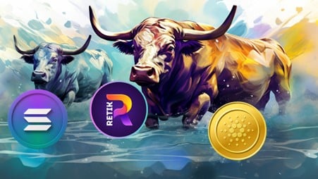 Bull run 2024: Solana (SOL), Cardano (ADA), and Retik Finance (RETIK) are the best cryptocurrency investments for low-risk investors