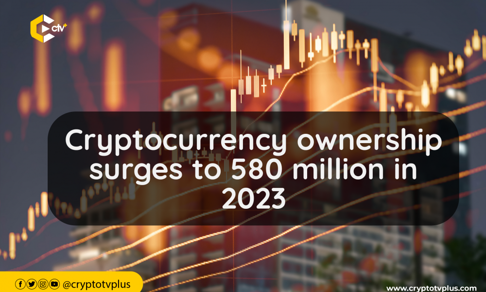 Cryptocurrency ownership surges to 580 million in 2023