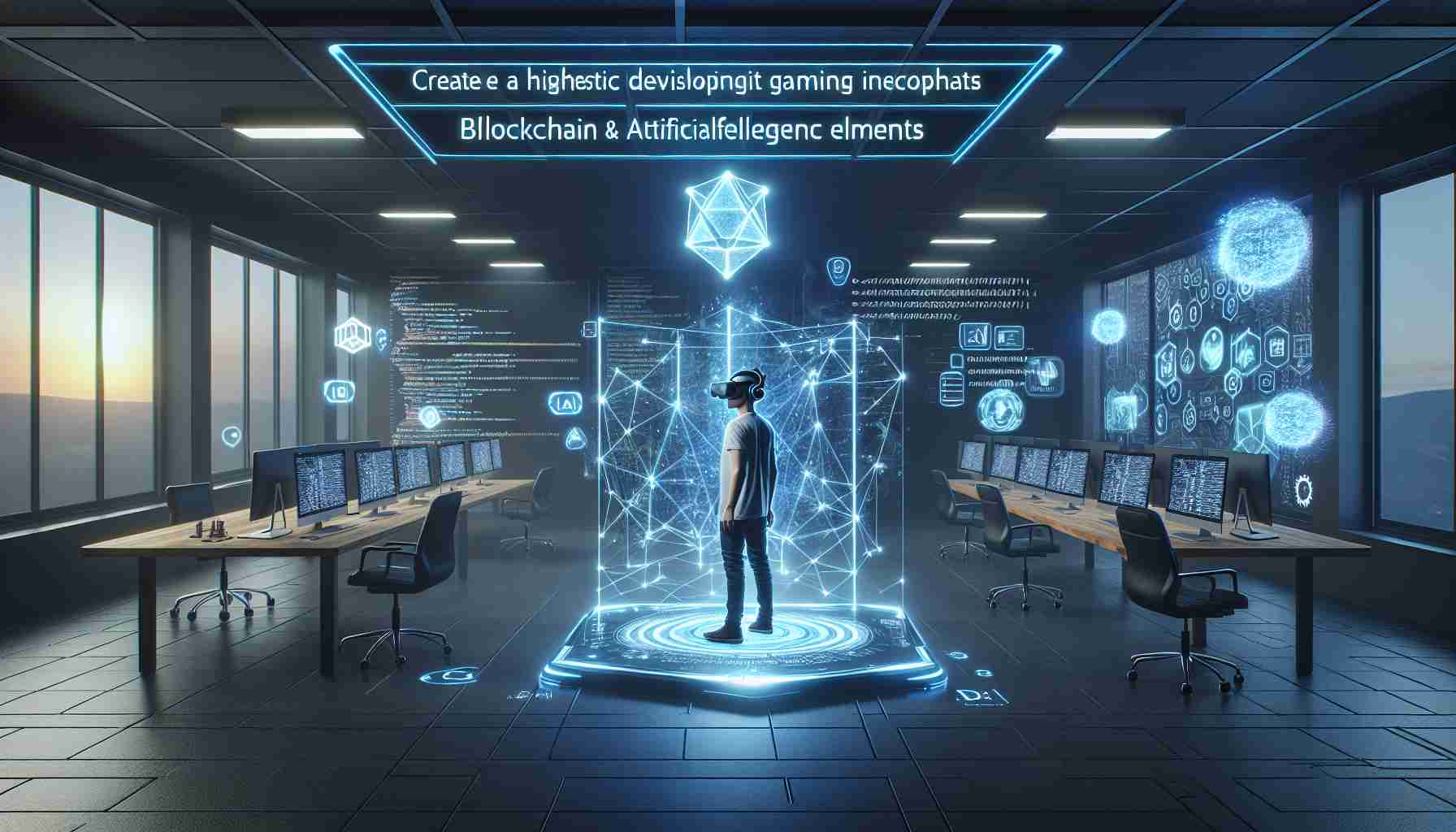 Emerging Virtual Reality Project Reinvents Gaming with Blockchain & AI Integration