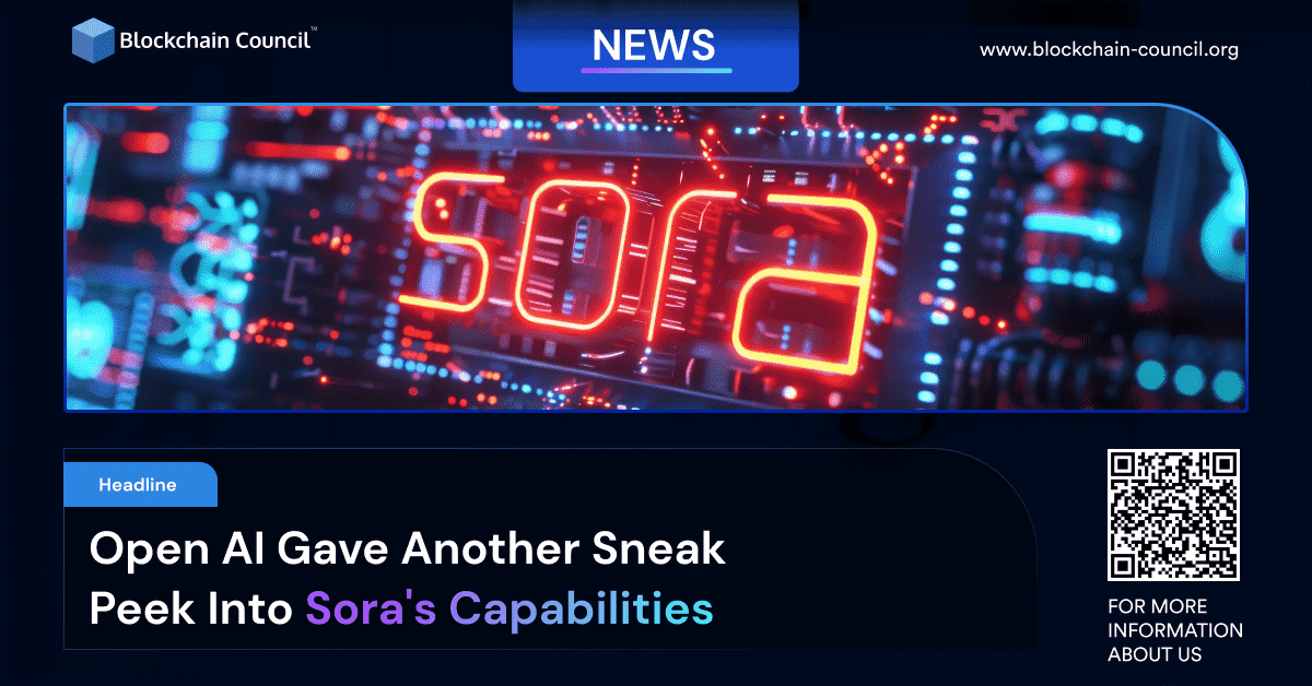 OpenAI Gave Another Sneak Peek Into Sora’s Capabilities