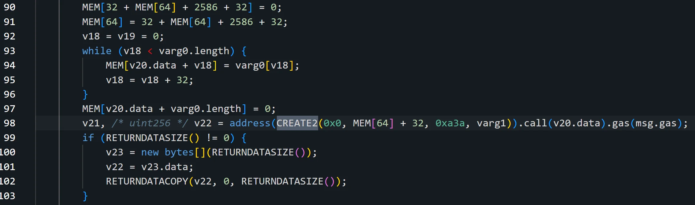 This contract contains a multicall function: