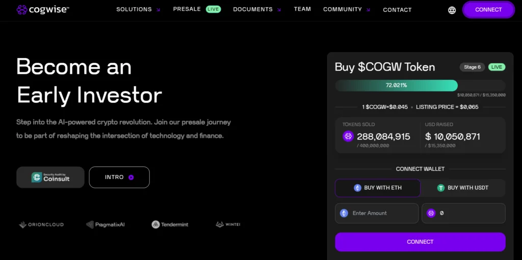 cogwise presale