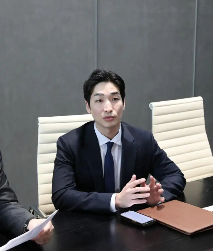 Lee Han-kyeol, a patent attorney at Yulchon, speaks during an interview with The Korea Times at the headquarters of the law firm in southern Seoul on March 6. Courtesy of Yulchon