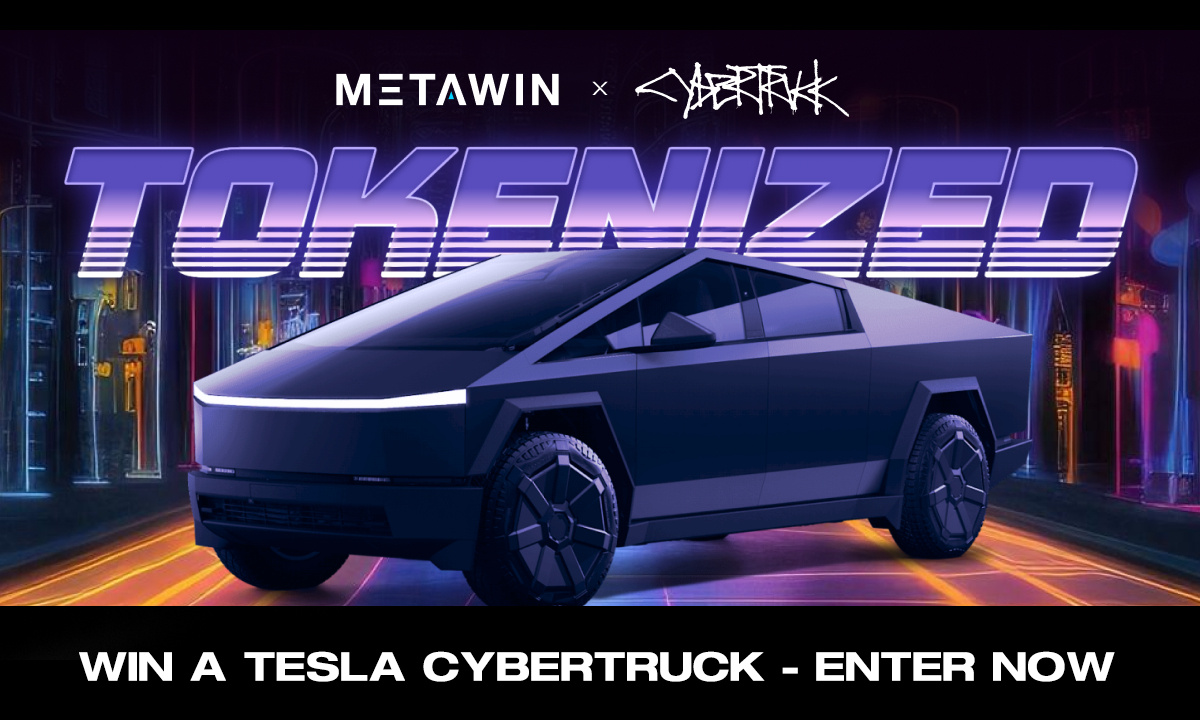 Innovative TOKENIZED Tesla Cybertruck Contest Launched by MetaWin on Ethereum’s Layer 2 Blockchain