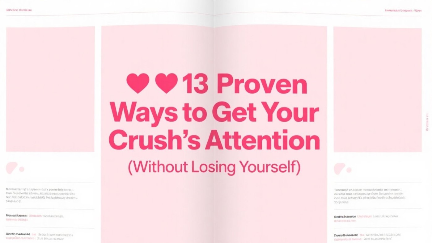 💘 13 Proven Ways to Get Your Crush’s Attention (Without Losing Yourself)