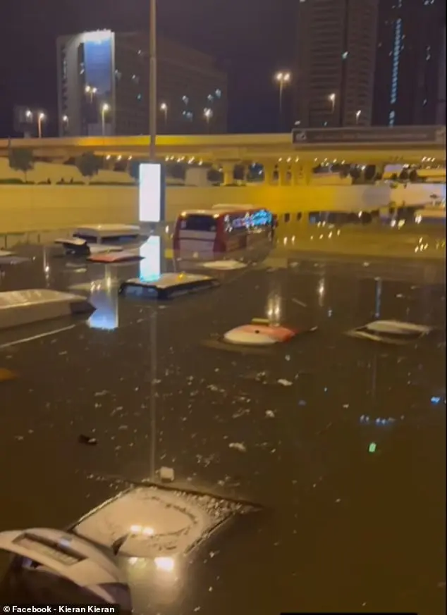 Shocking videos shared on social media showed how cars were filled with water, forcing hundreds of motorists to abandon their vehicles and swim to safety