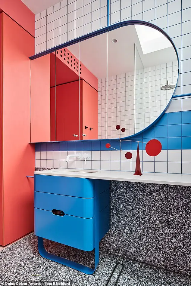 'Adding something a little bit quirky in a pop of red to a room will definitely give the room more texture. It makes the room speak a lot more,' Kellie said