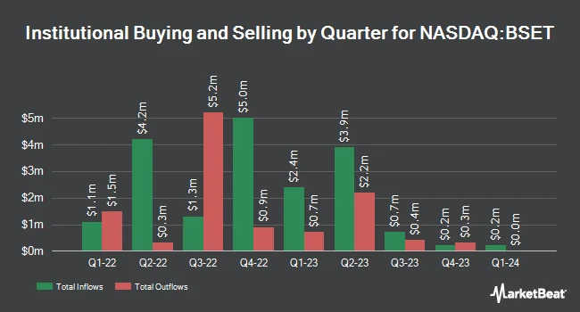 Institutional Ownership by Quarter for Bassett Furniture Industries (NASDAQ:BSET)