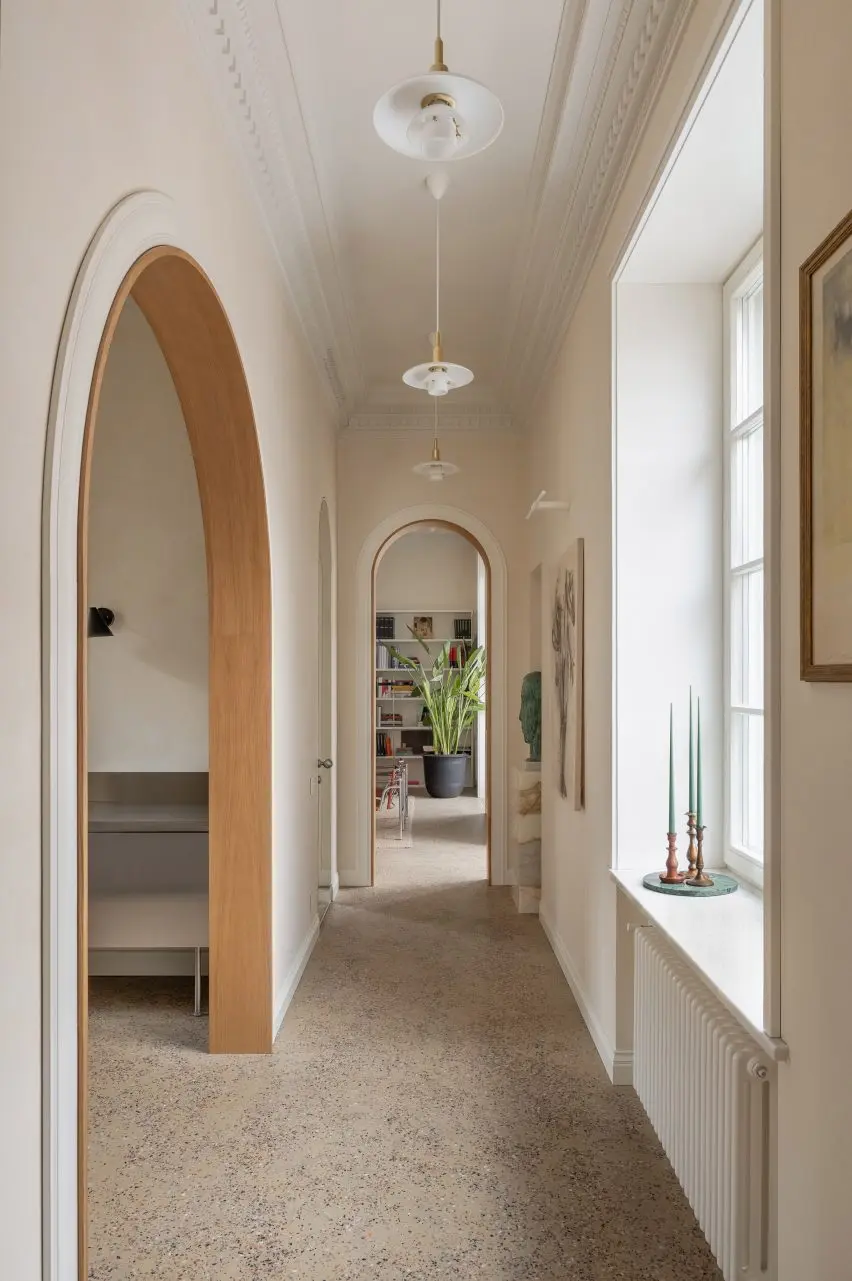 Corridor in Ukraine apartment by Modektura
