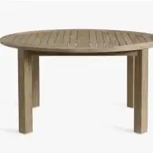 Product image of Indio Eucalyptus Round Outdoor Dining Table (60