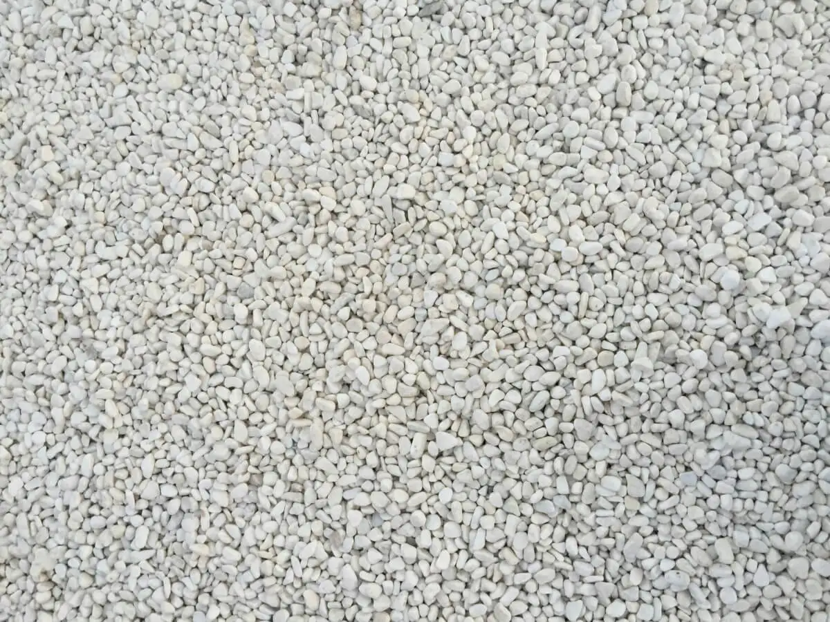 White pebbles